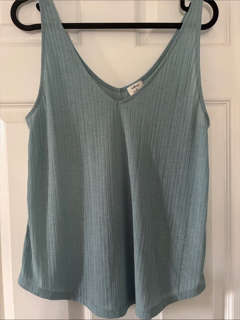 Wilfred Light Seafoam Ribbed V-Neck Camisole